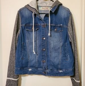 XL sweater/jean jacket